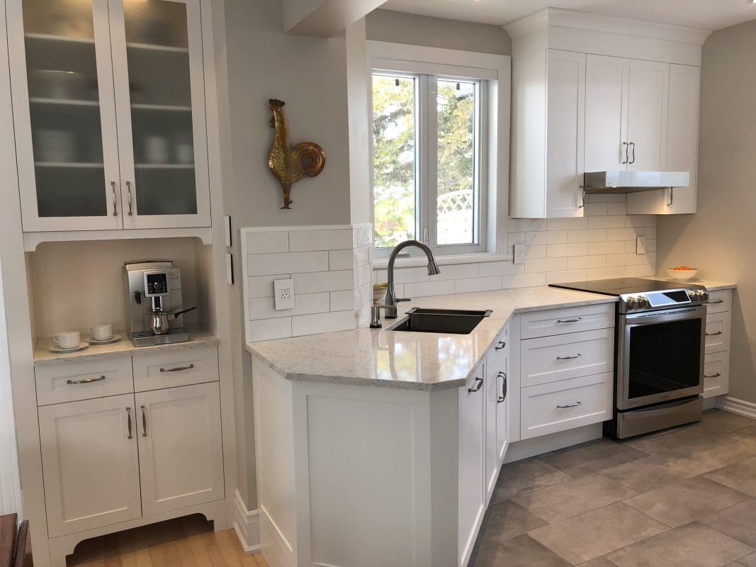 Design Cuisine Blanche Classique JL Design Mousseau